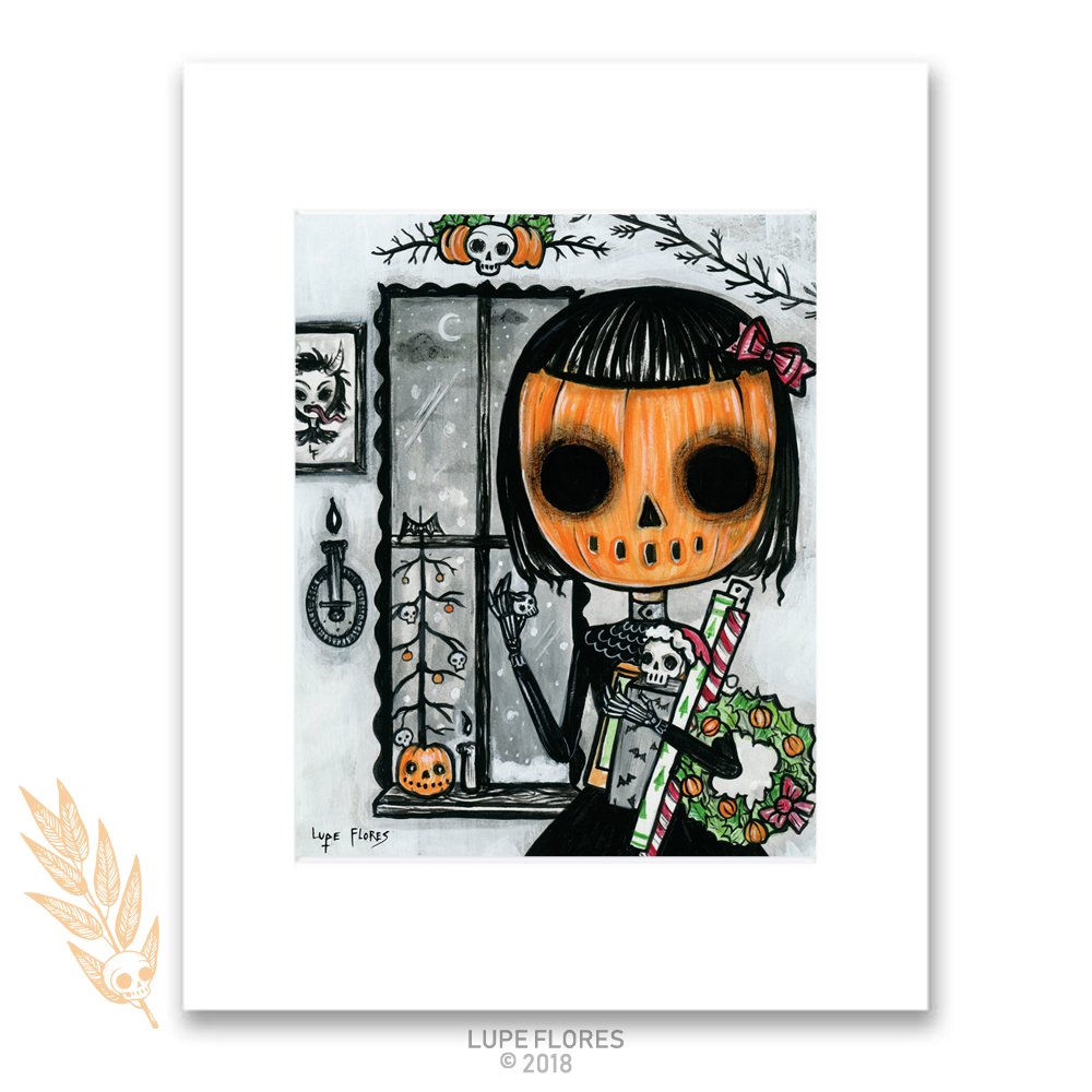 It's a Merry Halloween 8" x 10" Art Mat Print