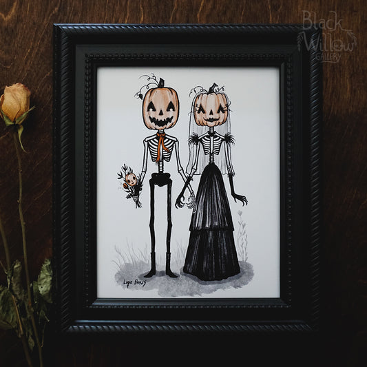 Autumn Love Art Print